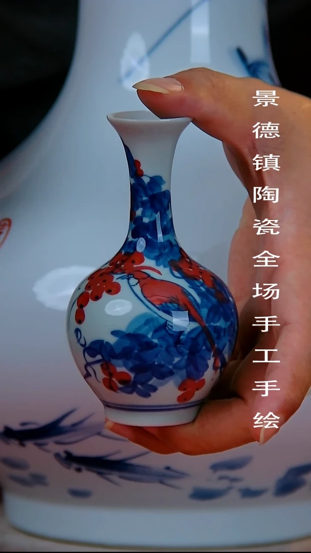摆件文***书景德镇陶瓷 全场手工手绘