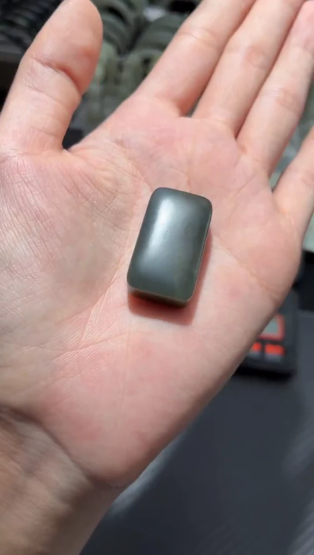 吊坠(不含链)未镶嵌和田玉若羌聚墨青花微色差吊坠