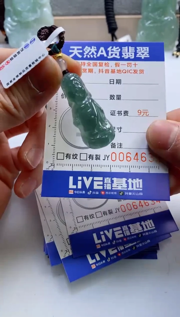 【闪购商品】翡翠挂件未镶嵌