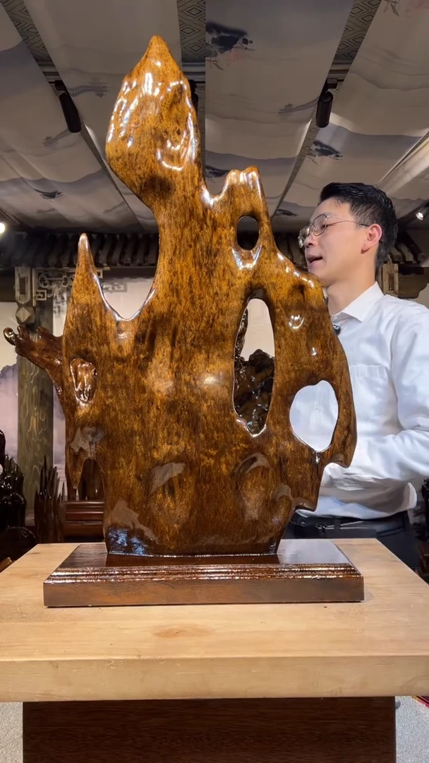 【闪购商品】金丝楠金丝楠小叶桢楠摆件74-40-15