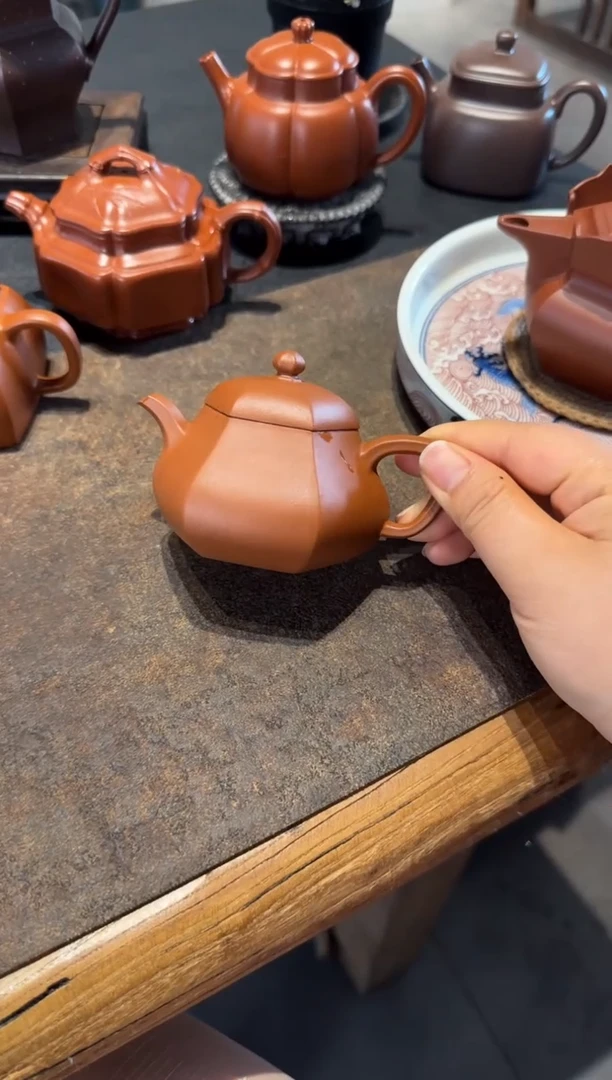 茶壶紫砂金玉满堂