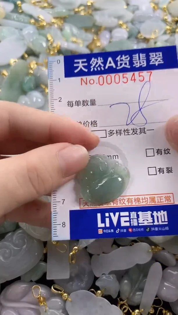 颈饰未镶嵌翡翠天然A货翡翠