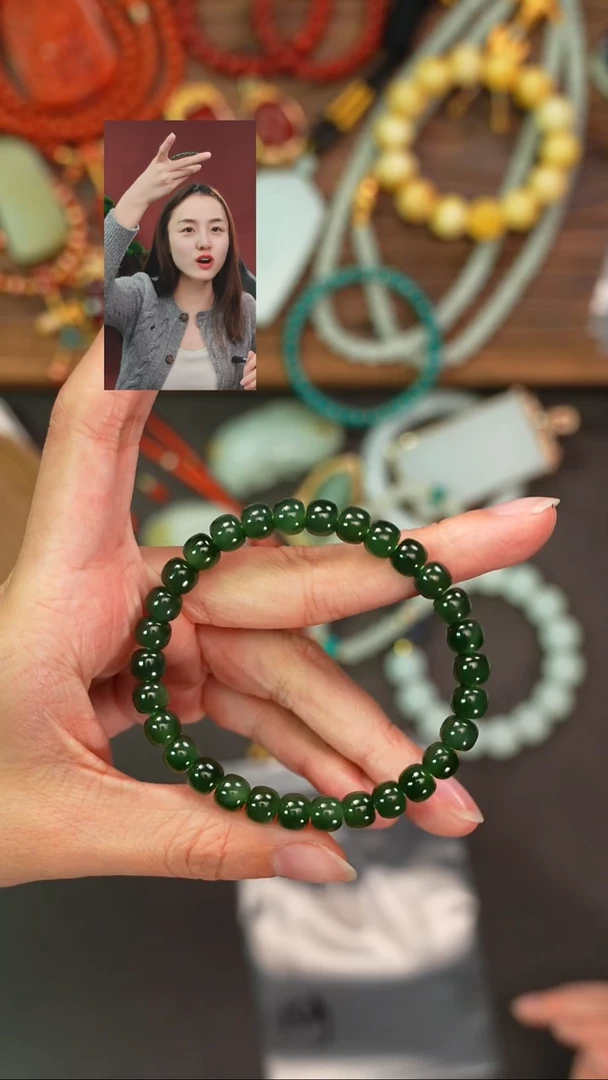 未镶嵌手串和田玉牡*～一念初见品质回血