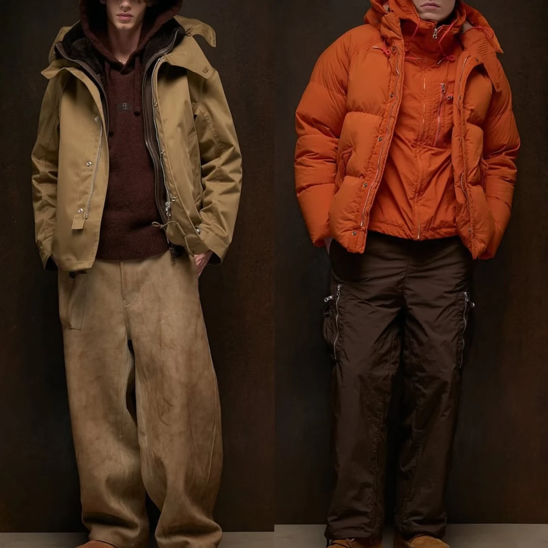 Lev+ 迷彩风··【连帽.压花工艺】大牌男士保暖,皮羽绒 8160