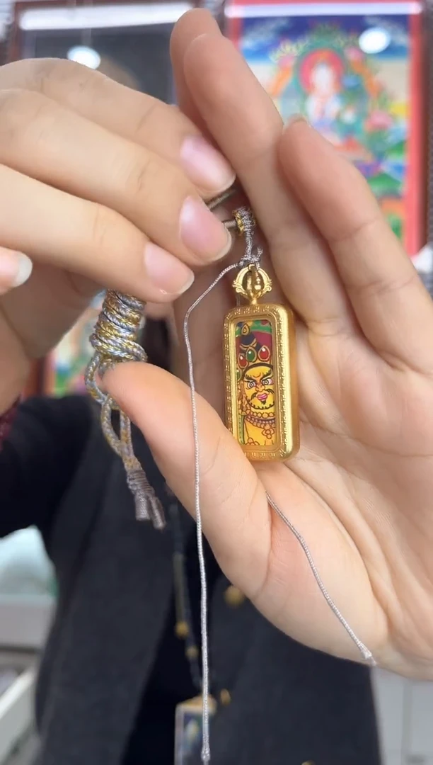 吊坠静*纯手绘唐卡（不退不换）黄老师