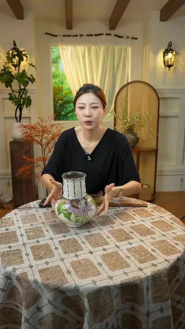 景德镇手工陶瓷花器【微瑕介意勿拍】