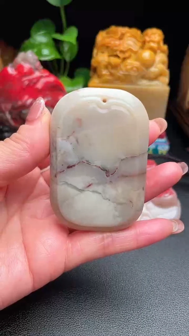 【闪购商品】昌化石田黄石彩冻石印章把件摆件