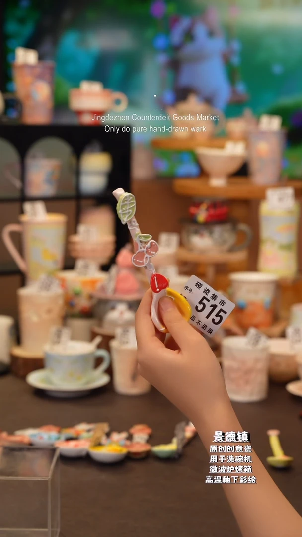摆件景德镇纯手工手绘515