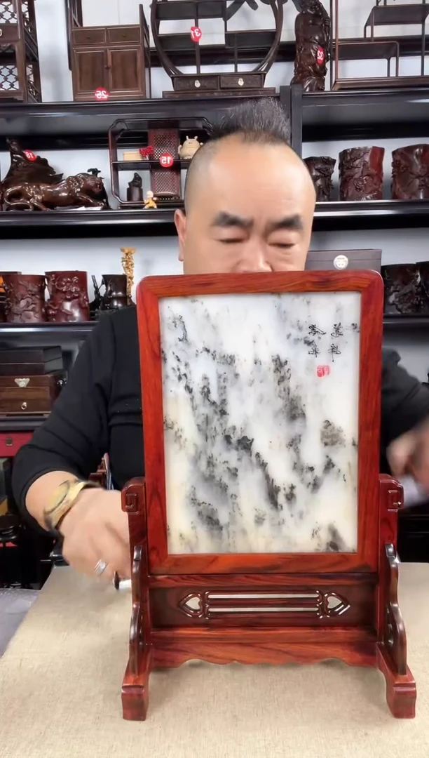木老李红木工艺品55瑕疵