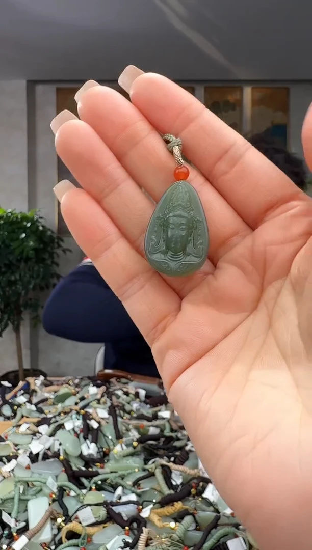 颈饰未镶嵌和田玉拍一发一多样性发货