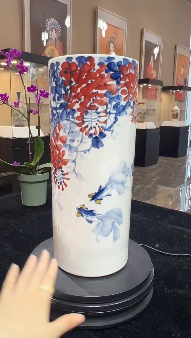 瓶瓷崔景哲-瓷器-C小-紫气东来