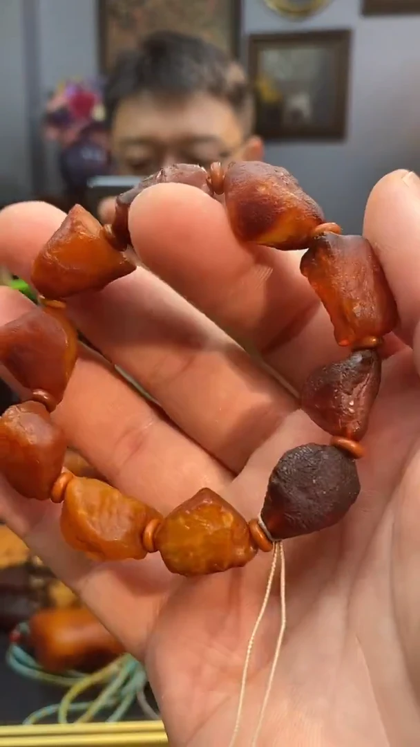 手串琥珀未镶嵌手串