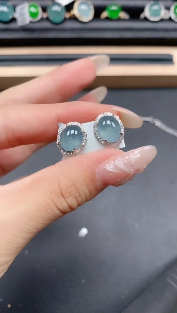 翡翠戒指银S925镶嵌1111111111