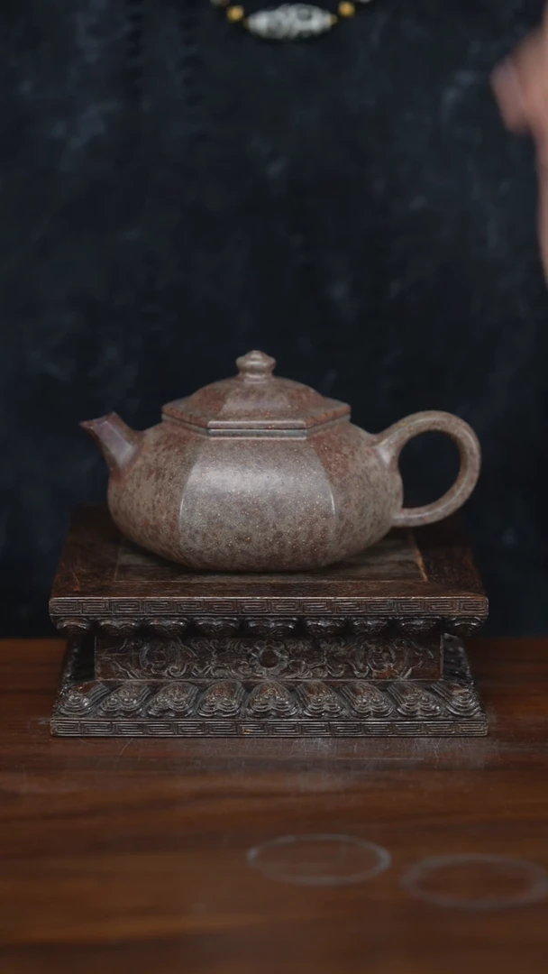 【闪购商品】紫砂茶壶六方云溪  200cc