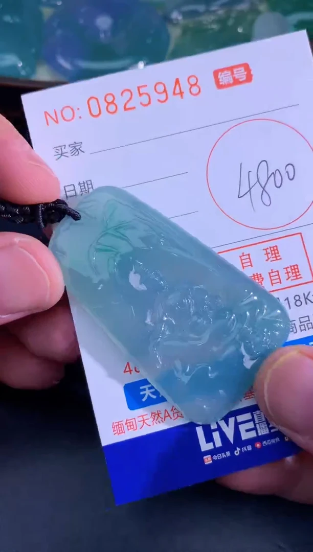 颈饰未镶嵌翡翠天然A货翡翠