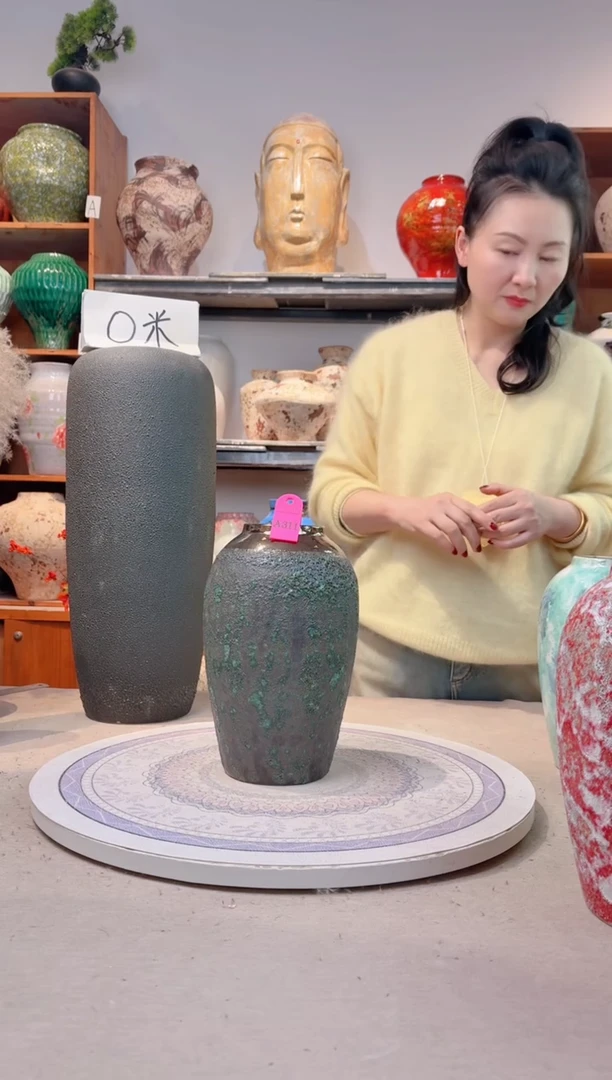 瓶 陶瓷花瓶 无花  福利 a311