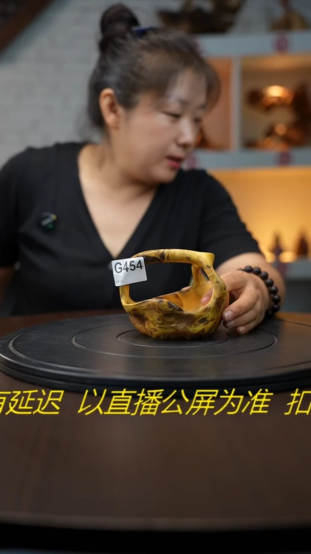 木木头款云南黑黄檀根艺花篮