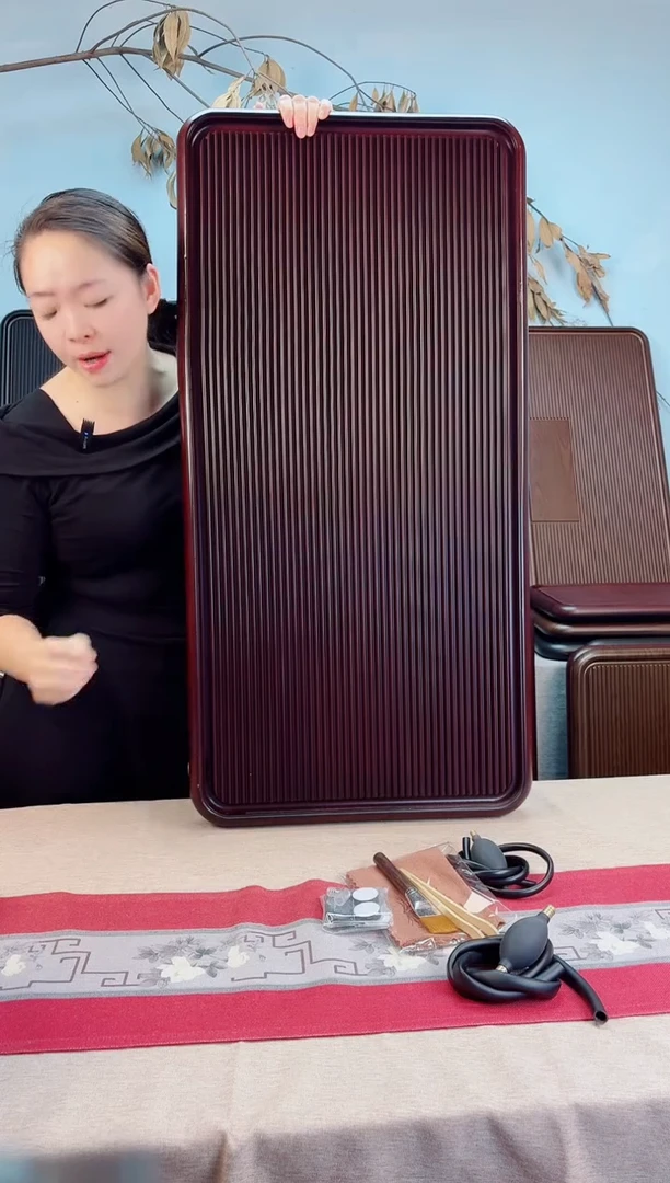 千川红色款式茶盘100*50*5