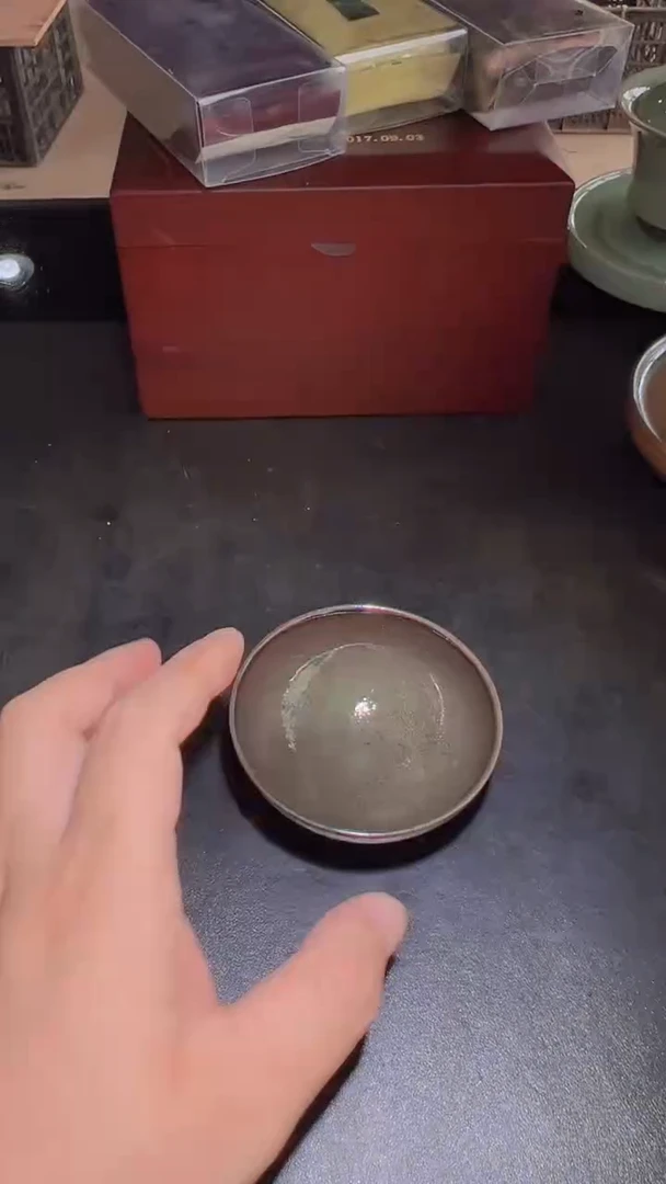 茶盏86柴烧建盏主人杯
