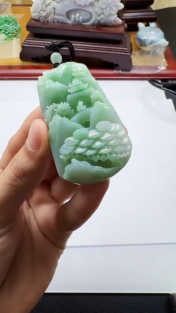 吊坠(不含链)未镶嵌翡翠1