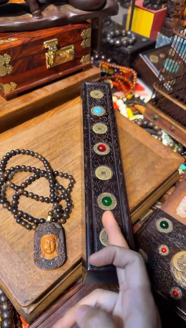 木cx佛头脖挂带盒子