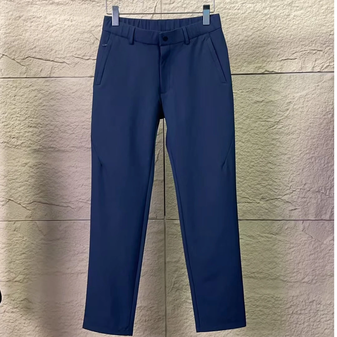 2025年早春新款薄料休闲小直通弹力平角男士长裤