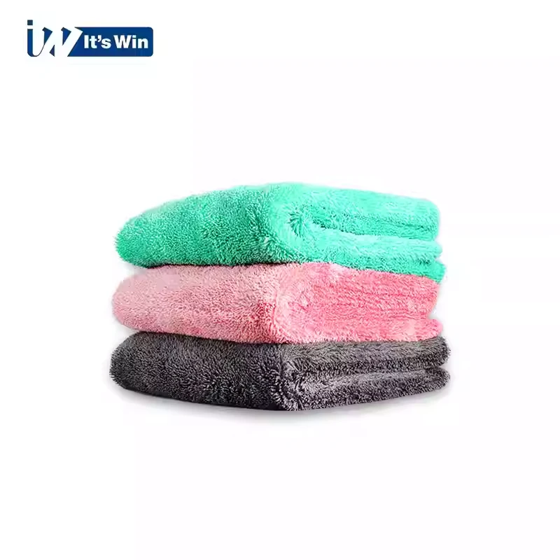 韩国its win 2in1 Drying Towel 双面编织小辫子洗车毛巾 90*63