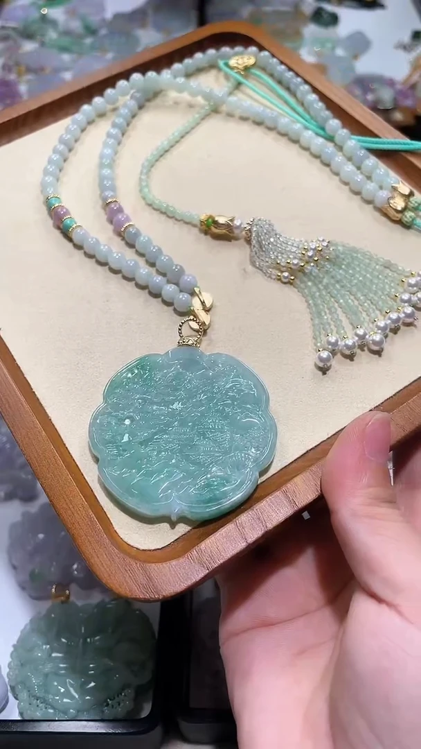 【闪购商品】翡翠颈饰未镶嵌吊坠