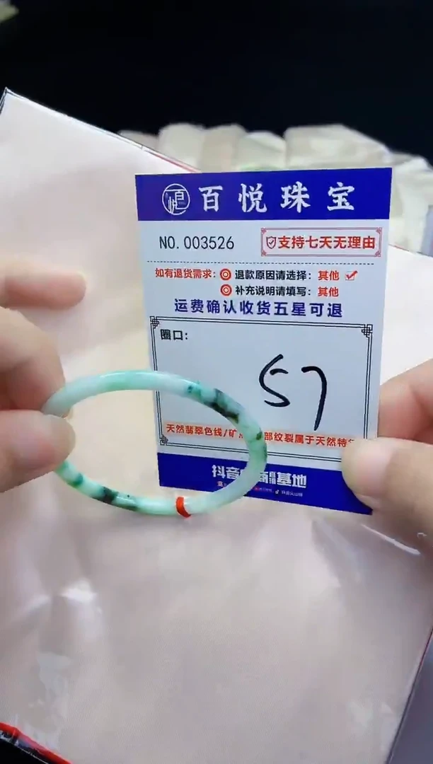 未镶嵌手镯翡翠手镯