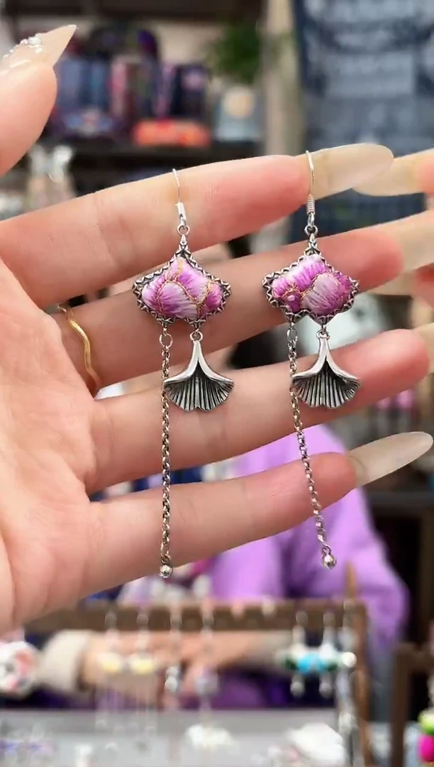 织绣民族风非遗老绣苗银饰品188