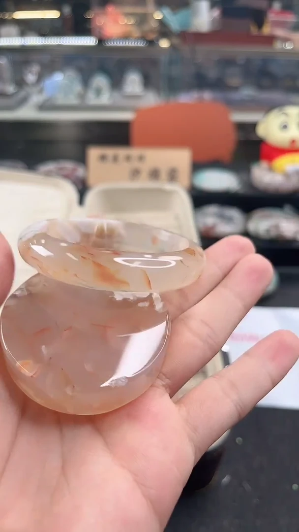 未镶嵌手镯石英质玉56圈口 （赠品镯心）302642