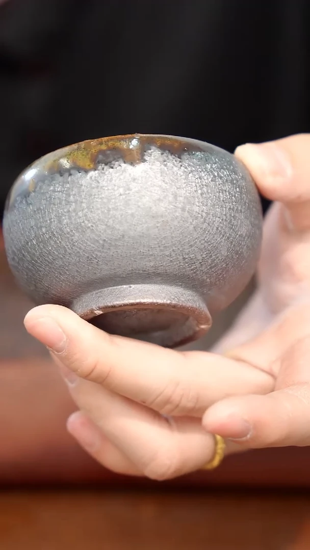 陶瓷奢瓷/瑞寅柴烧茶器（杯子）339微瑕