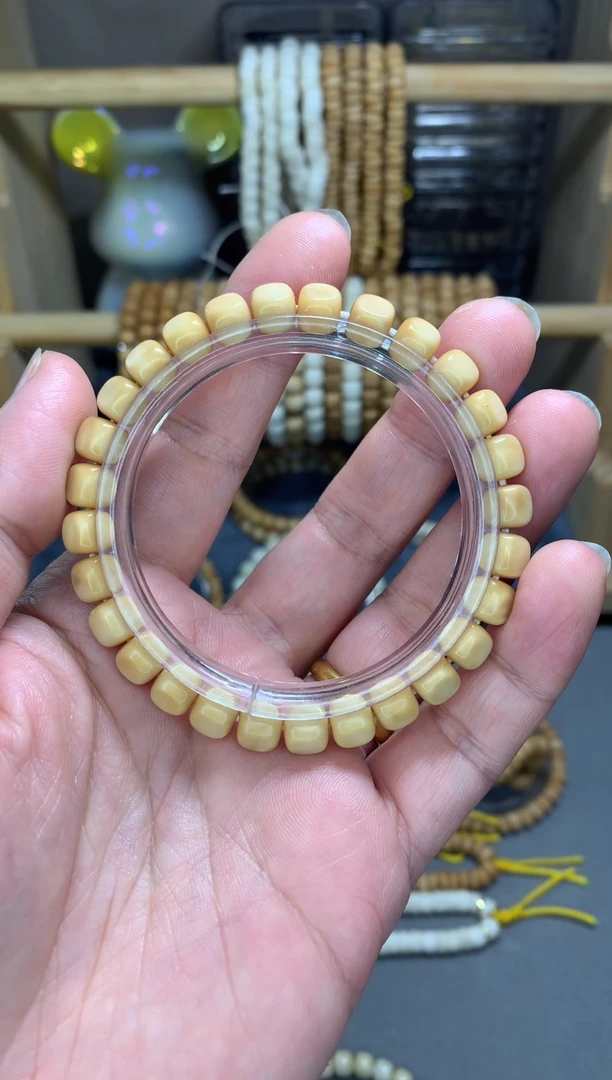 【闪购商品】龙眼菩提手串龙脊菩提雕刻六方对角卡8mm