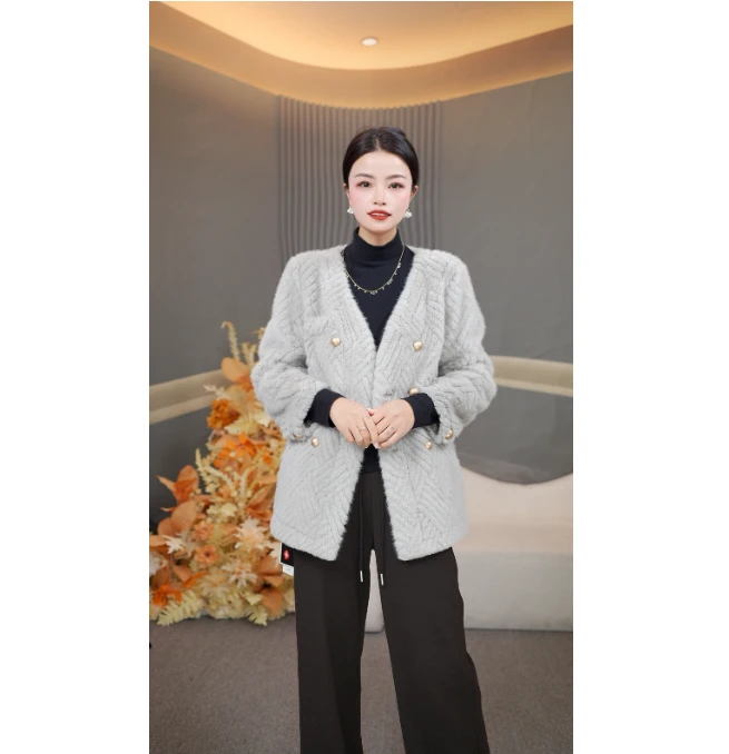 冬款加厚807-1洋气女保暖贵气时尚短款女装百搭休闲轻奢小香风