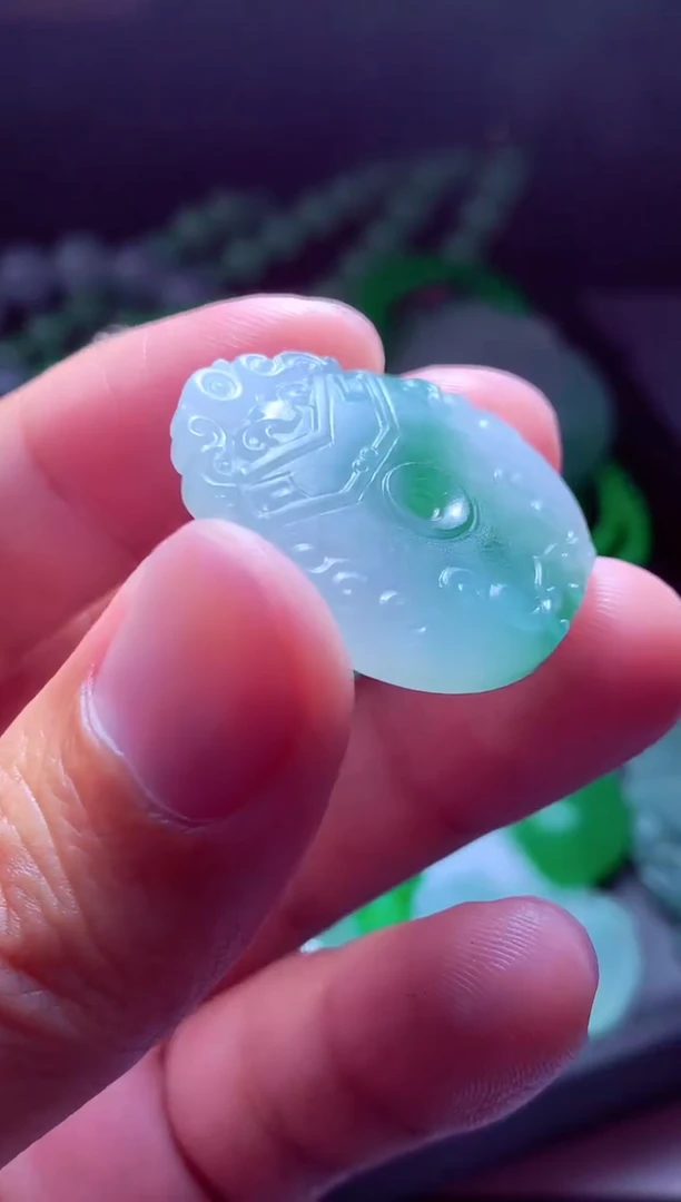 未镶嵌定制翡翠庞**#翡翠毛货定制