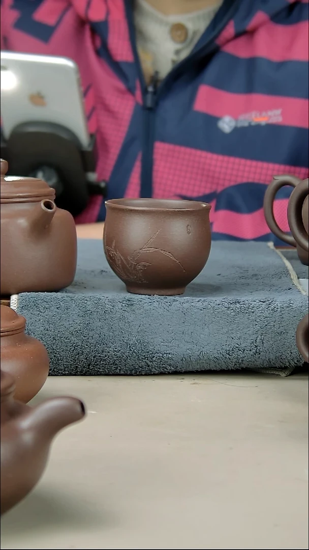 茶壶紫砂.底槽清杯子100