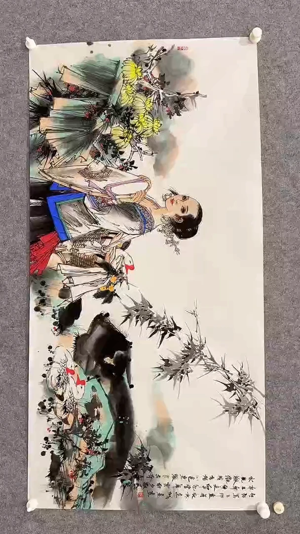 国画刘向平-8.5平尺-国画作品