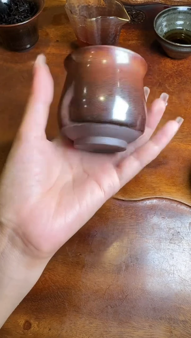 茶盏许杰龙窑柴烧92