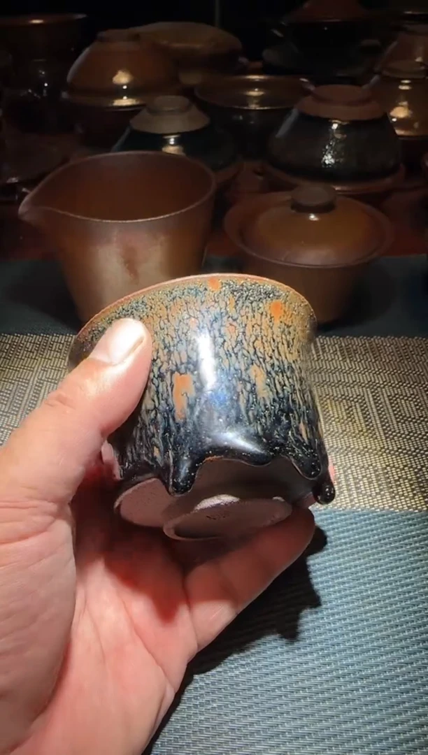 茶盏是****～通天龙窑柴烧建盏