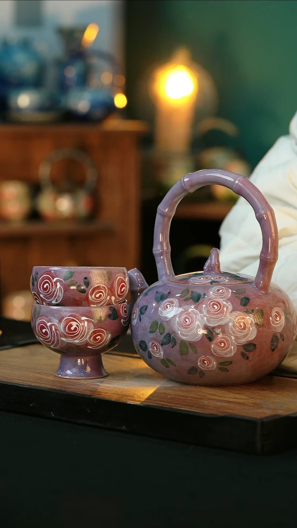 【闪购商品】杯手绘心瓷陶瓷浮力