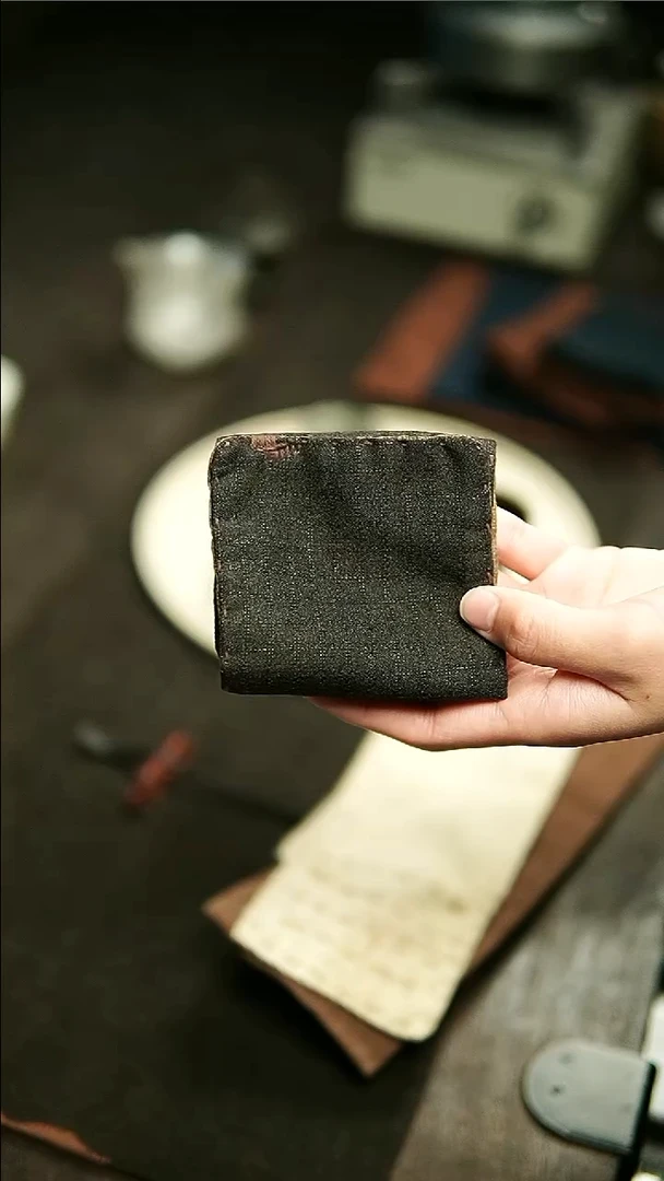 【闪购商品】香云纱格纹茶巾大号