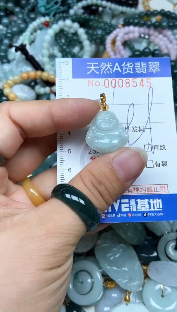 翡翠未镶嵌吊坠(不含链)翡翠