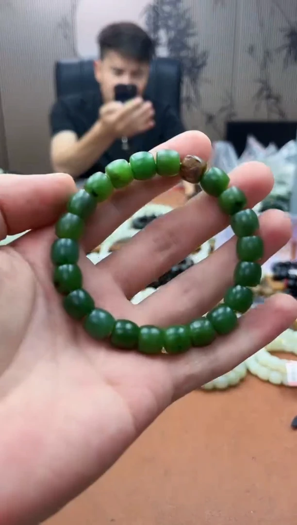 手串未镶嵌和田玉新疆碧玉10