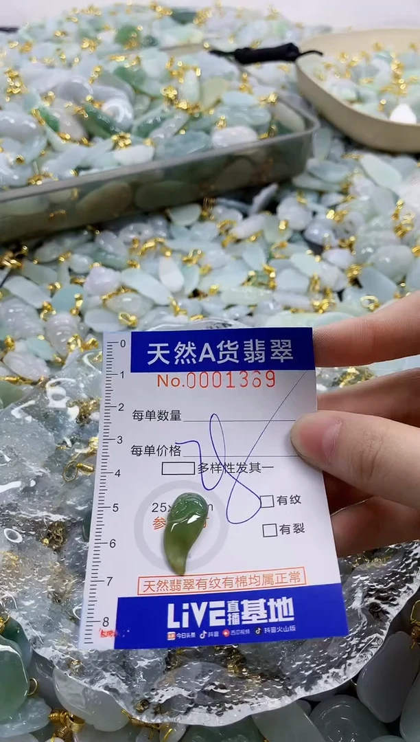 颈饰未镶嵌翡翠天然A货翡翠