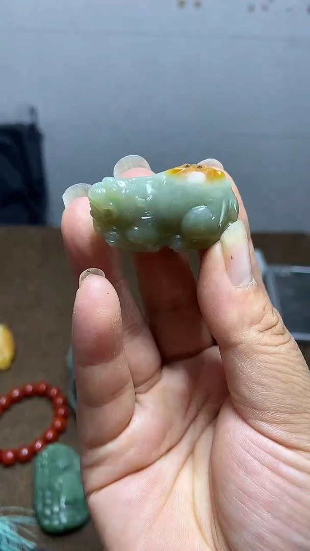 和田玉未镶嵌挂件1