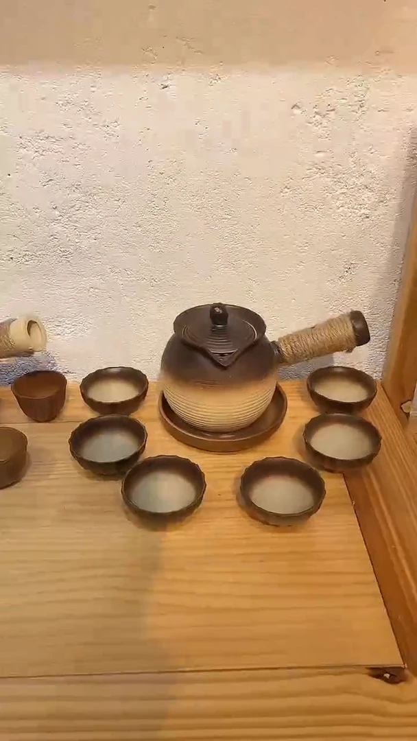 【闪购商品】700ml圆满+陶瓷盖+壶承+6黑花瓣