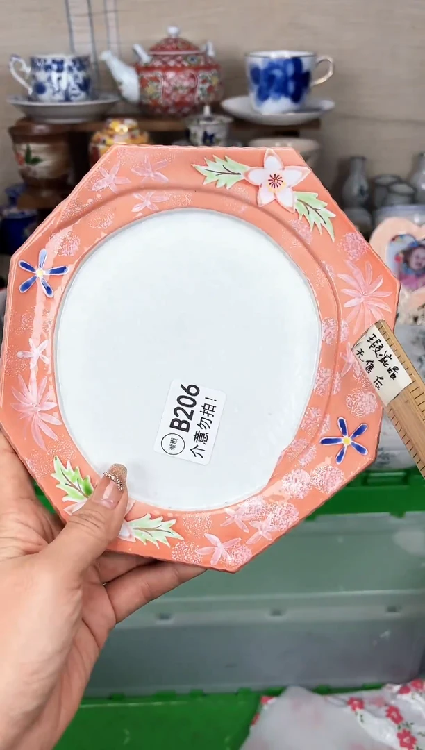 瓷片一***茶    瓷片    B206