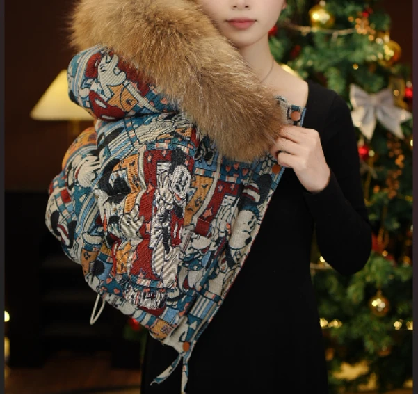 2025冬新款可爱风时尚儿童宽松加厚保暖韩版毛领百搭羽绒服24566