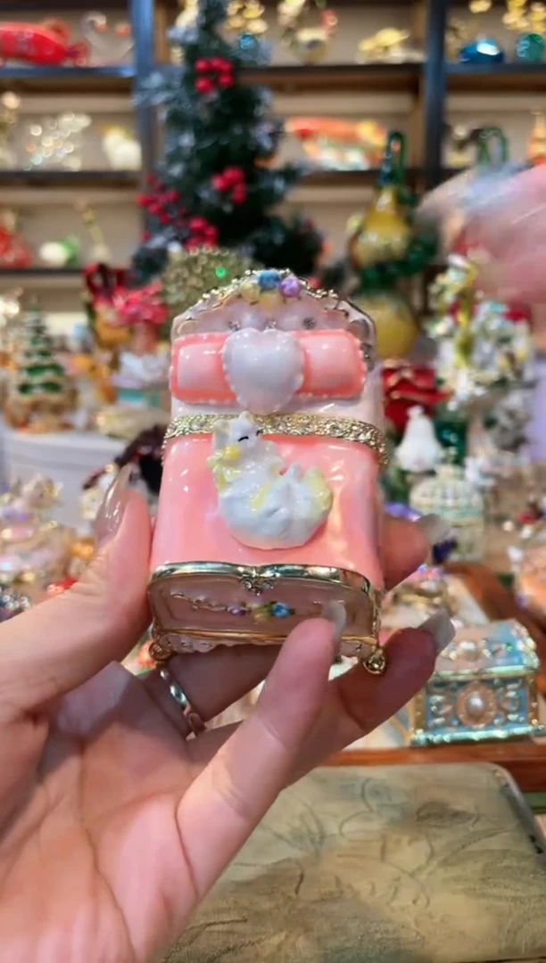 【闪购商品】精致珐琅彩首饰盒