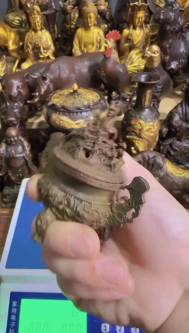 老黄黄铜摆件装饰品